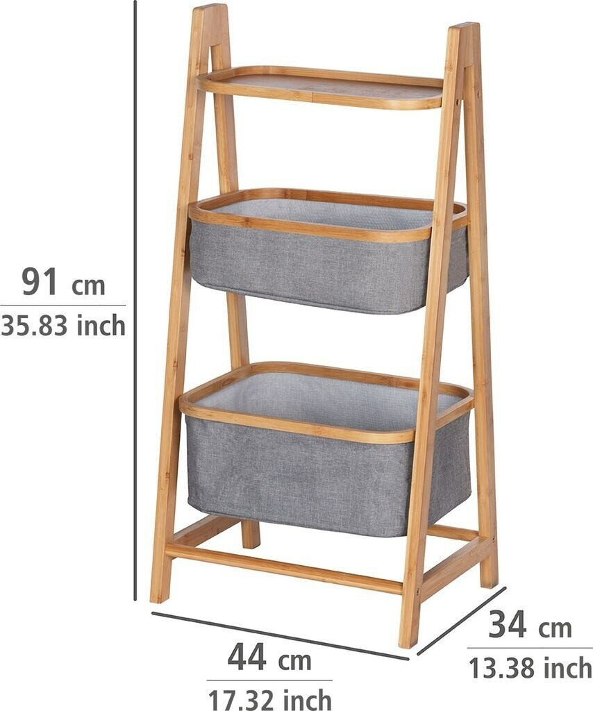 Wenko Wäschesortierer mit Körben Bahari braun/grau (62216100) ab 56,90