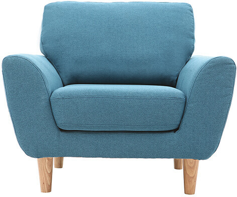 Miliboo Fauteuil Alice bleu canard