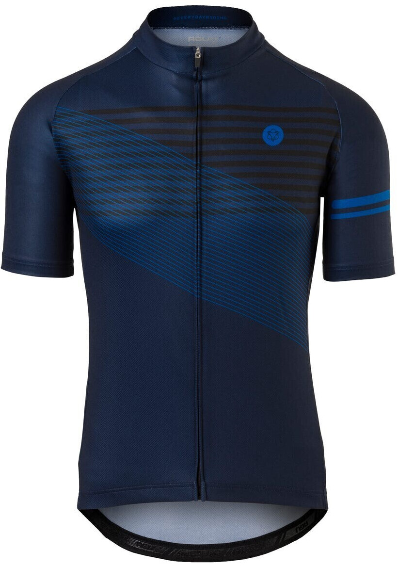AGU Essential Striped Short Sleeve Shirt Men's (2021) deep blue