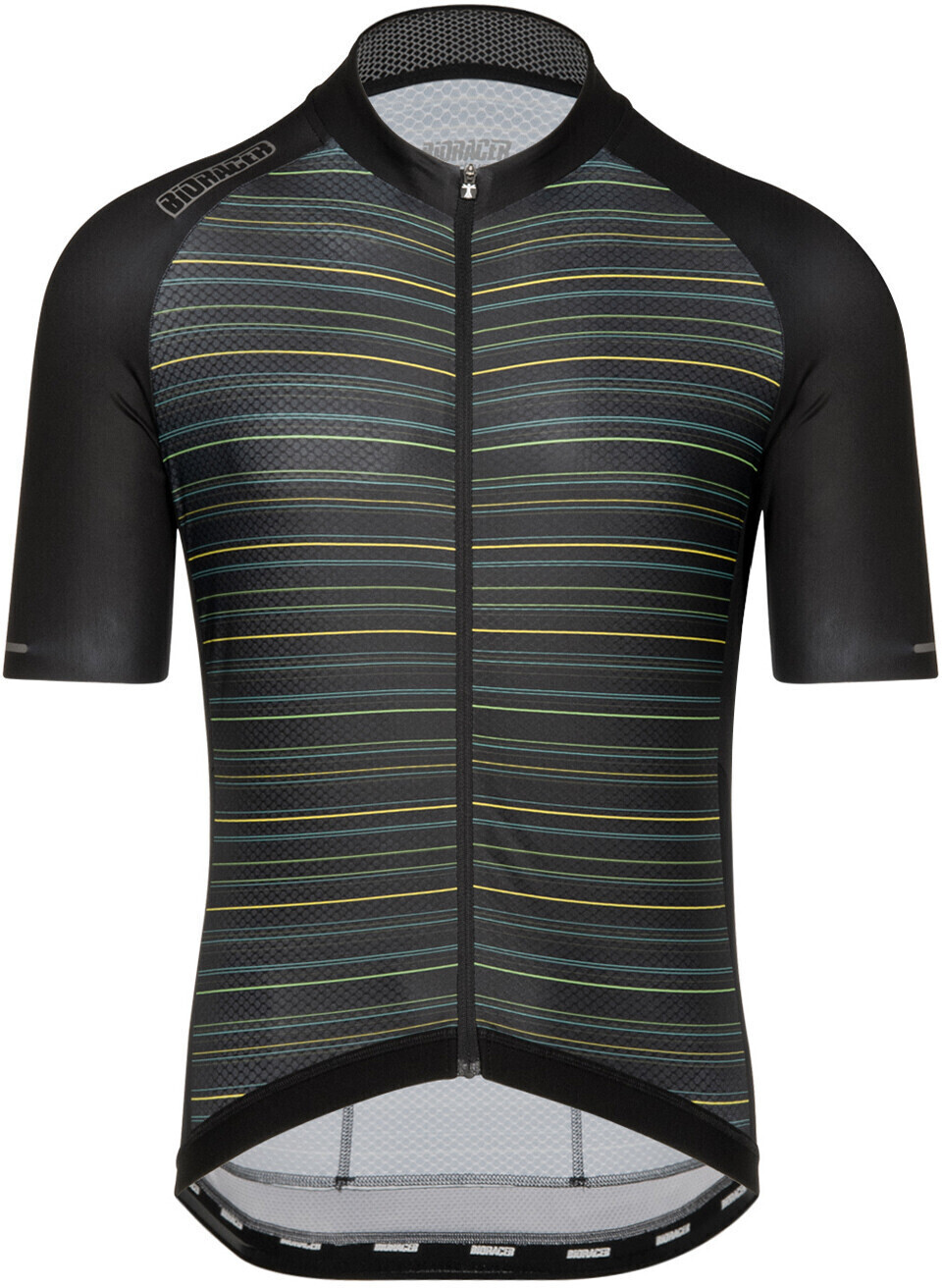 Bio-racer Sprinter Short Sleeve Shirt Cold Black Light Subli Men (2021) kingpin yellow