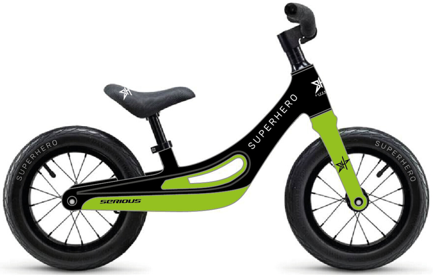 Serious Superhero PB (2021) black mat/race green