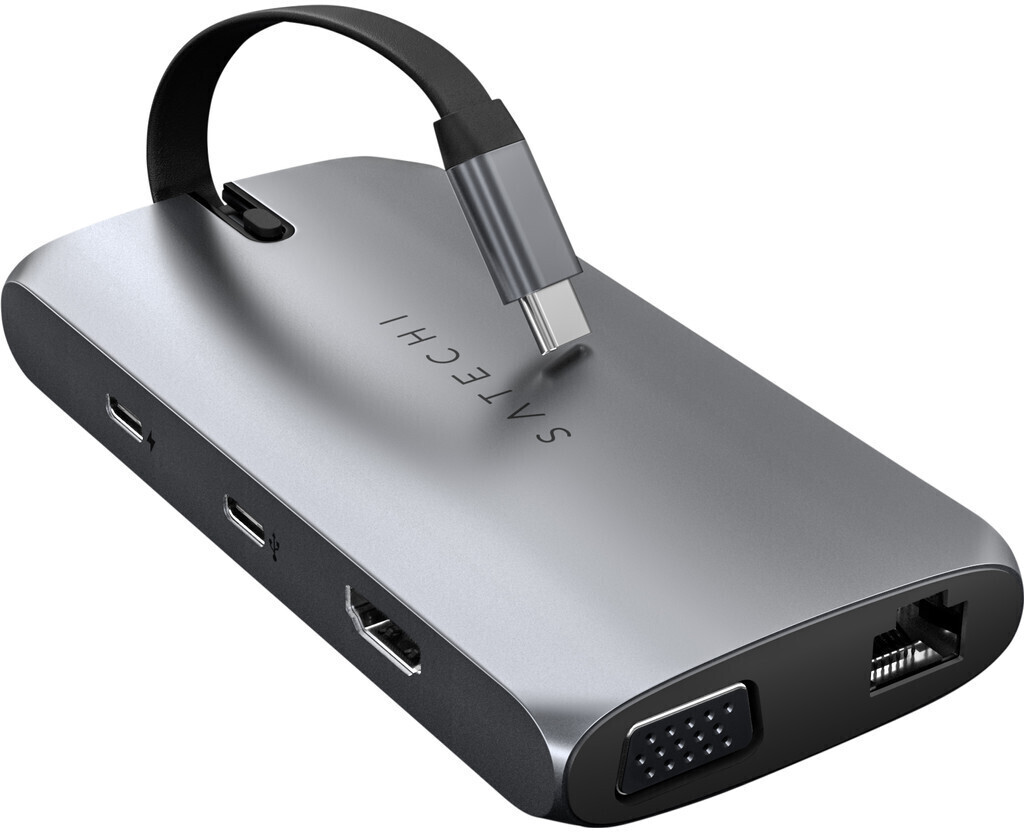 Satechi Adaptateur USB-C vers USB 3.0 HDMI 4K Ethernet Argent