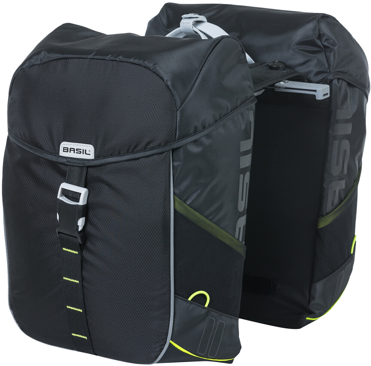 Basil Miles MIK Double Bag black/lime