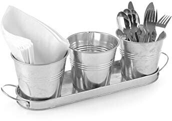 Hendi Replacement Cutlery Basket 415 x 130 x 125 mm silver