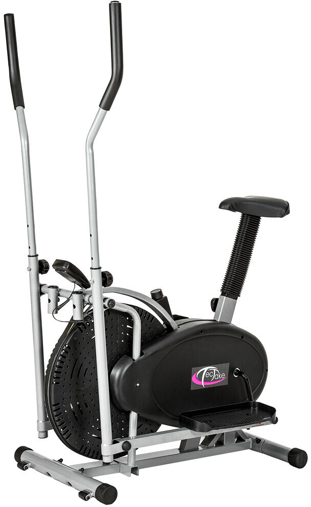 TecTake Cross Trainer & Exercise Bike with LCD Display