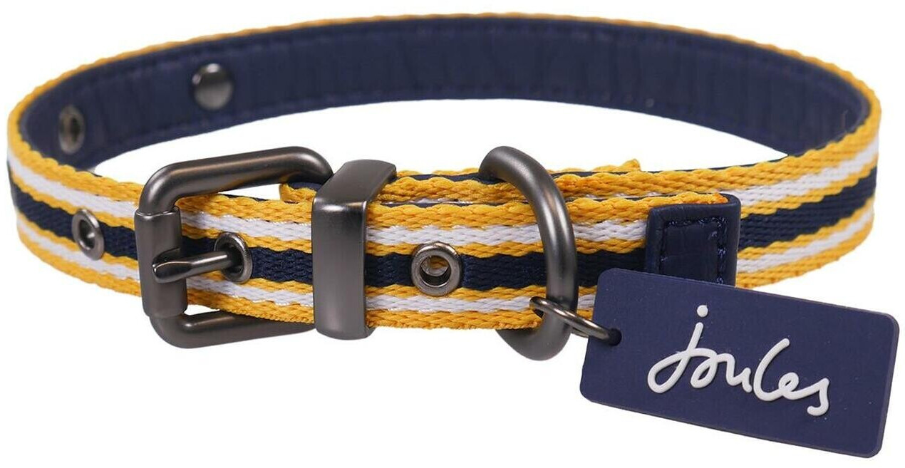 Joules Clothing Navy Coastal Dog Collar X-Large