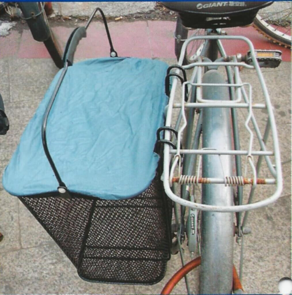 Filmer Fahrradkorb seitlich zum Einhängen an den Gepäckträger
