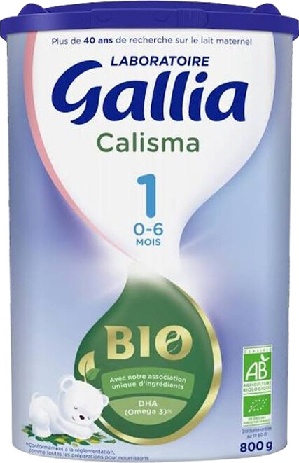 Gallia Calisma 1er âge bio (800 g) au meilleur prix sur