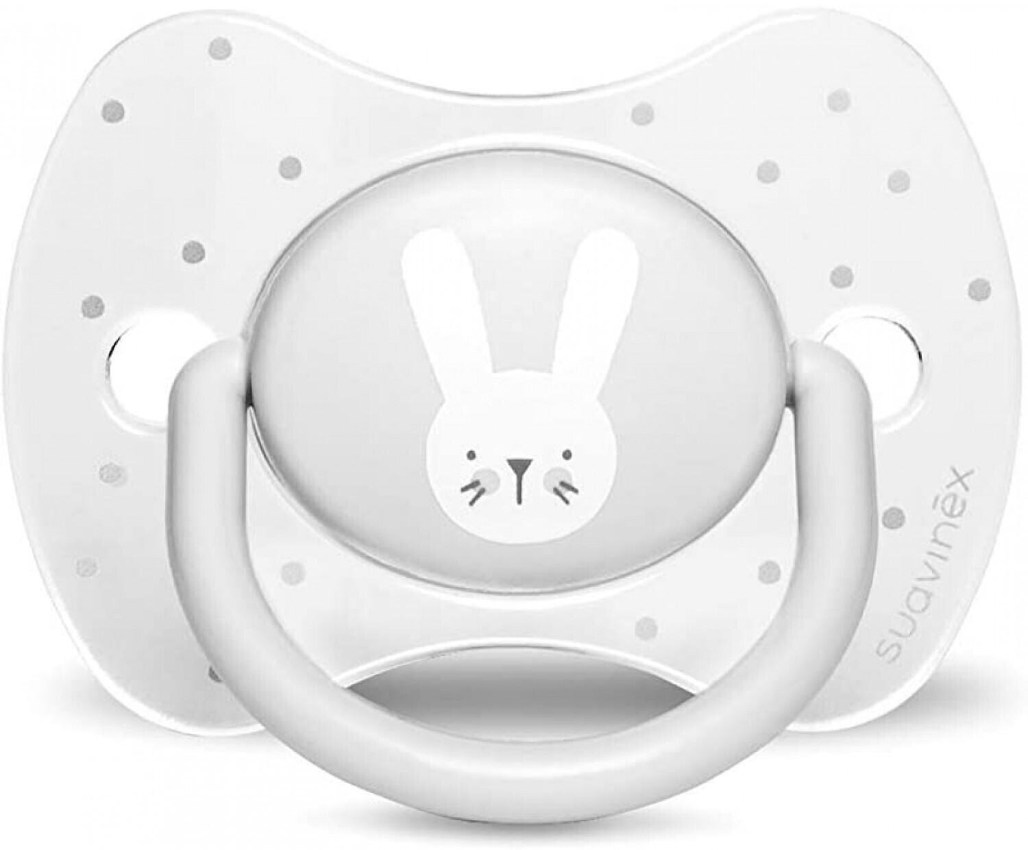 Suavinex Baby Dummy in Silicone Hygge White 0-6 m