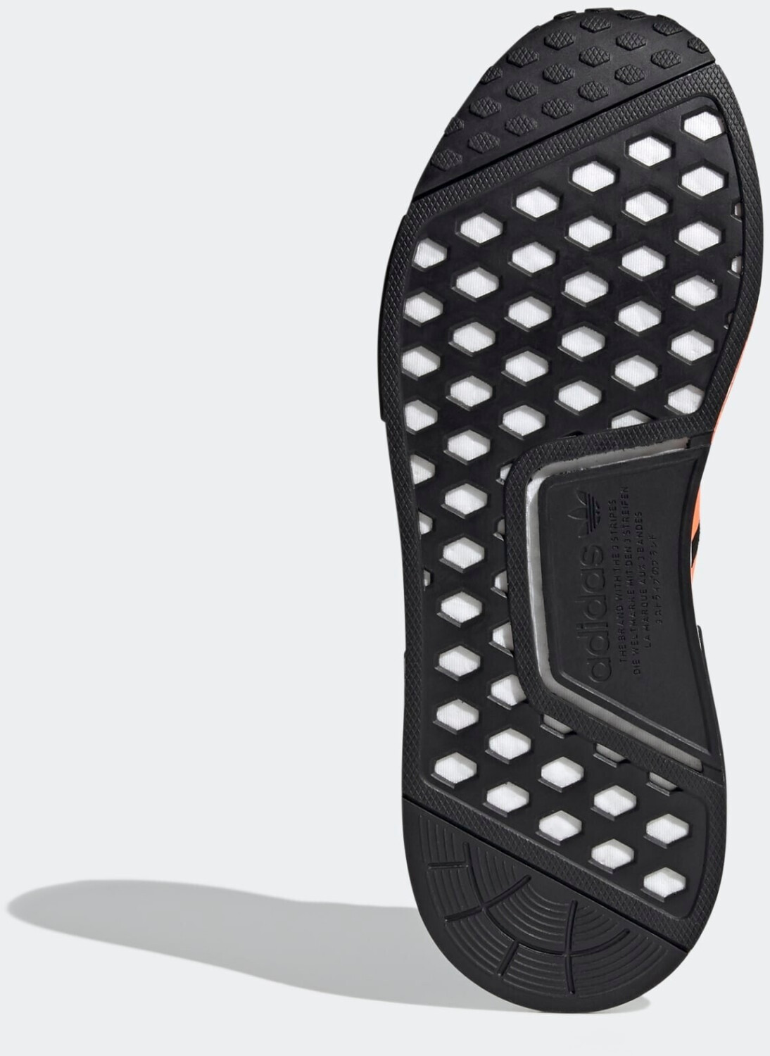 Adidas nmd r1 pk core black &amp white orange best sale