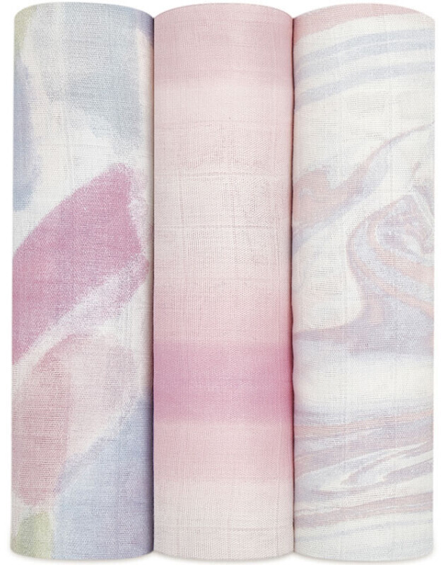 aden + anais Lot de 3 langes silky soft 120 x 120 cm Florentine