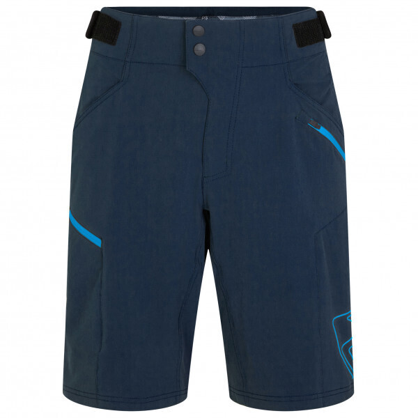 Short De Cyclisme Femme Ziener Nestla X-Function 3/4 - Avec Short Intérieur Rembourré, 2 Poches - Taille 48, Bleu Marine