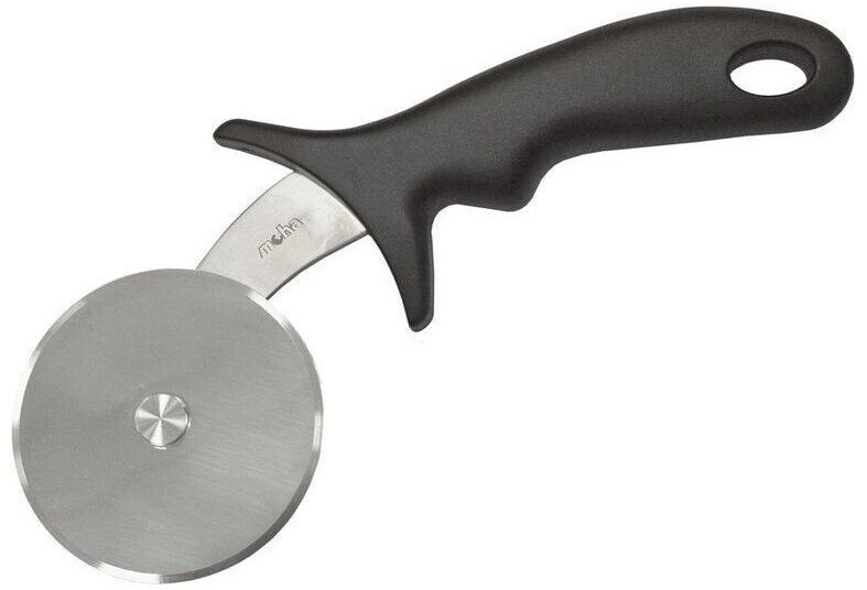 moHA! TAGLIO pizza cutter, stainless steel, black / silver, 7.5 x 22 x 10 cm