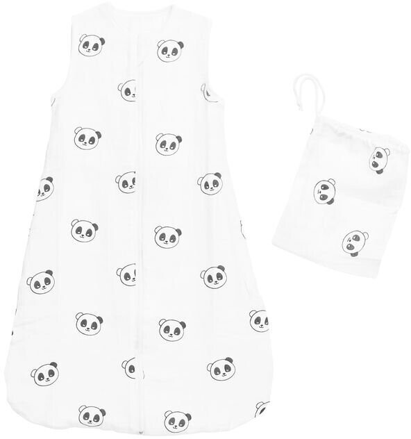 Sauthon Gigoteuse lange panda coton bio 70 cm