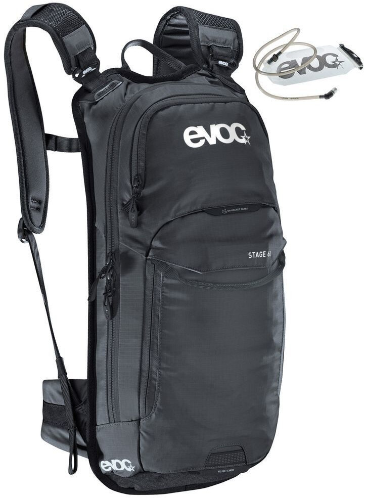 Evoc Ride Rucksack, 8 l und 2 l Trinkbeutel, schwarz