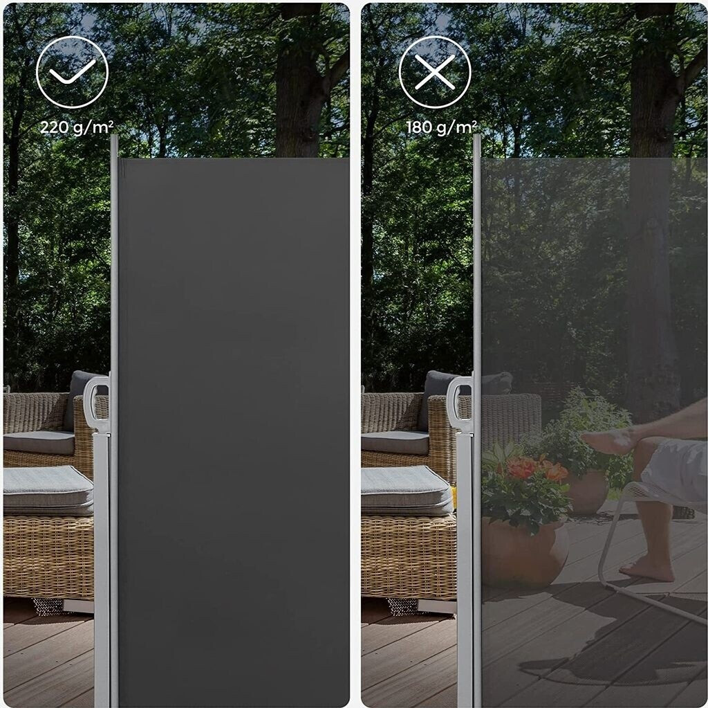 Songmics Seitenmarkise 350 x 200 cm grau (GSA205G02) ab 78,19
