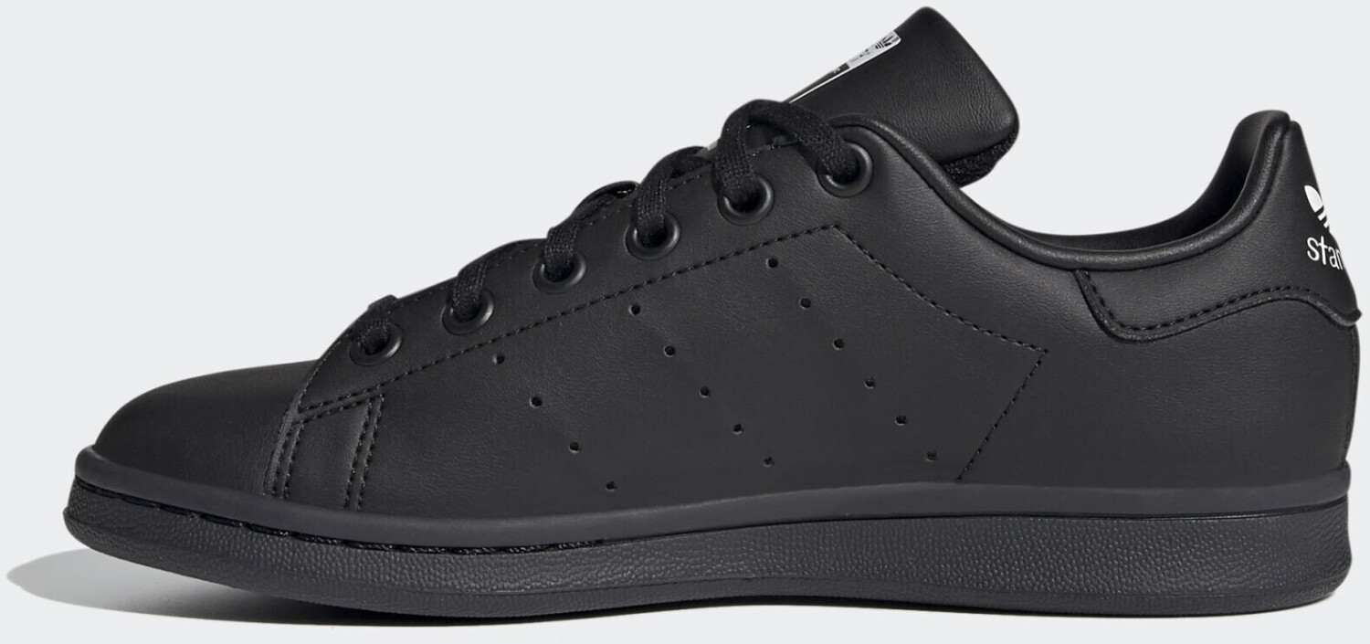 Stan smith schwarz klett hot sale
