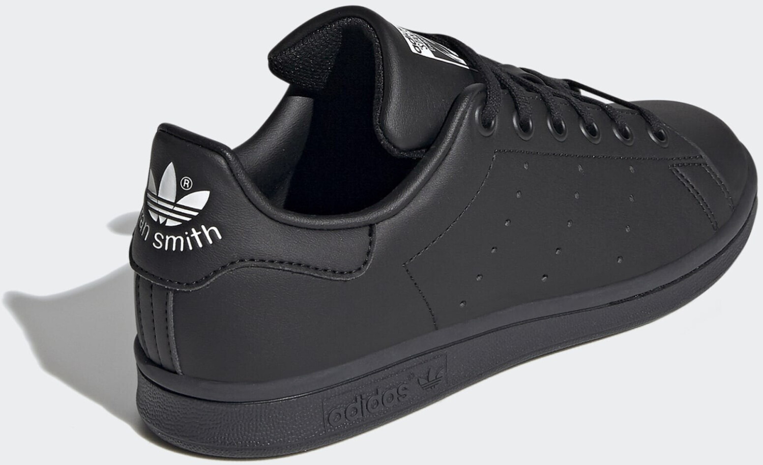 All black stan smiths junior shop