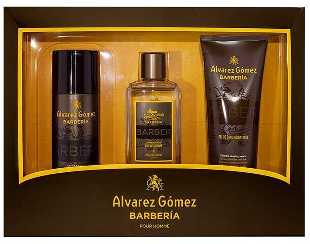 Alvarez Gómez Barbería Set (EdP 150 ml + Deo 150 ml + SG 230 ml)