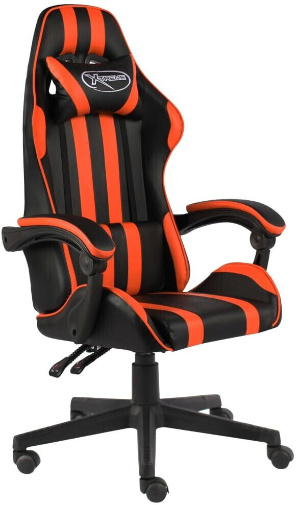 vidaXL Gaming Chair synthetic leather (100 % PVC) Orange (20524)