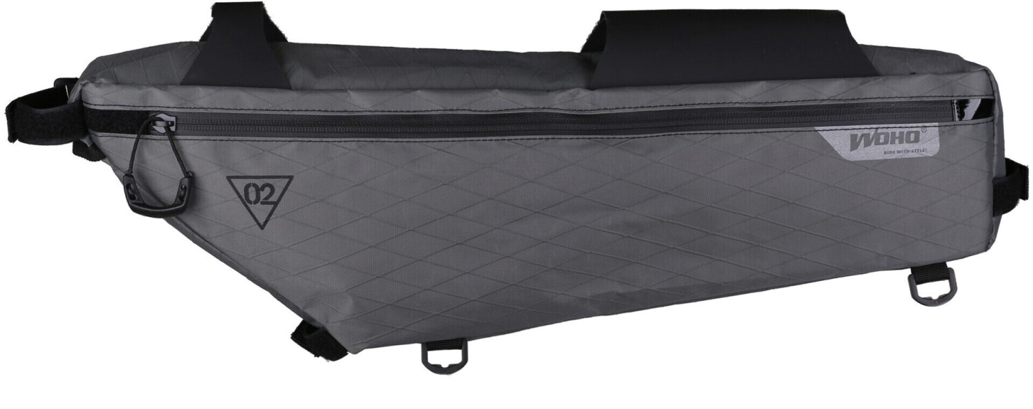 WOHO X-Touring Frame Bag M honeycomb iron grey