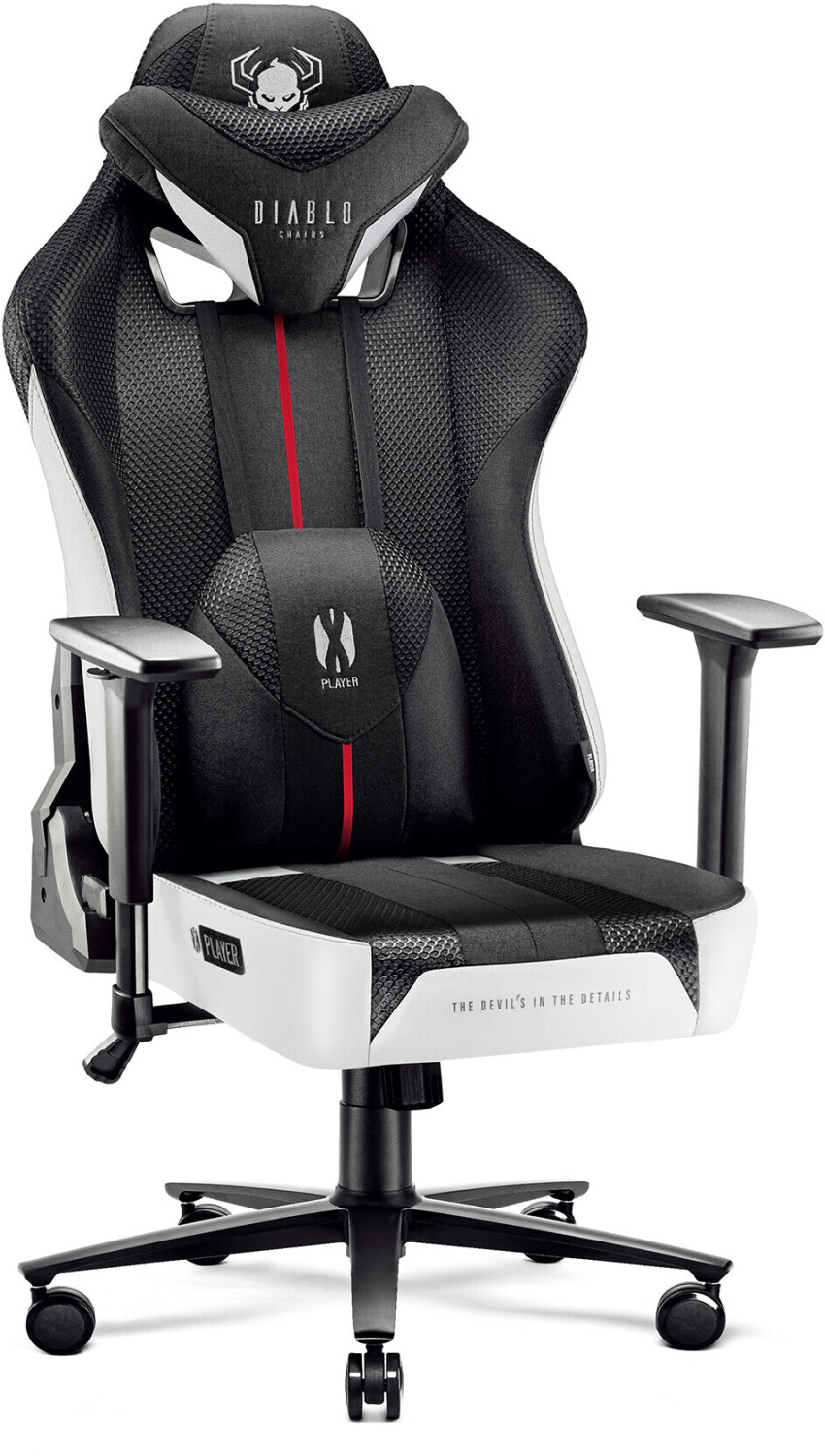 Diablo Chairs Diablo X-Player 2.0 King Size Blanc/Noir