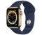 Apple Watch Series 6 LTE BGold Edelstahl 44mm Sportarmband Dunkelmarine