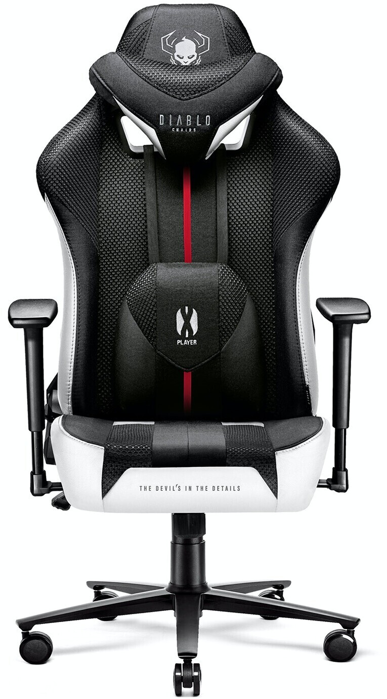Diablo Chairs X-Player 2.0 Enfant Blanc/Noir