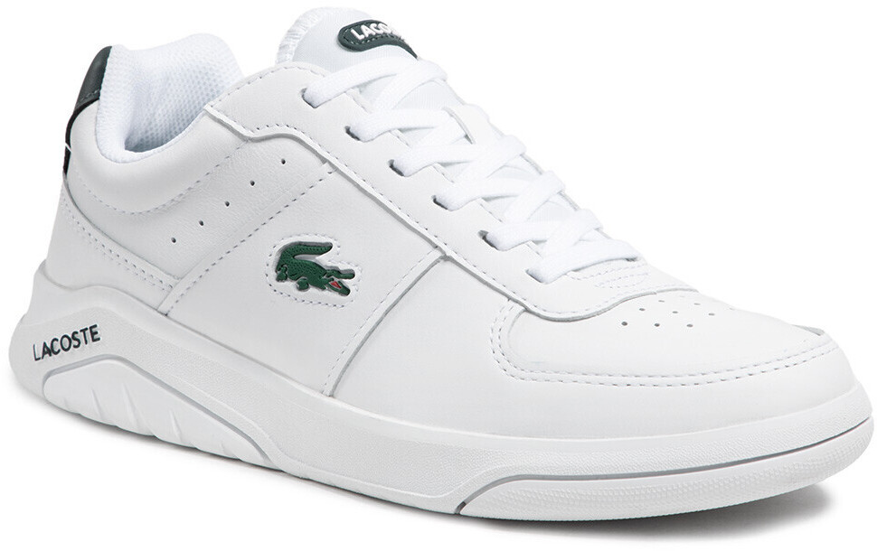Lacoste game advance sneakers in black/white sole