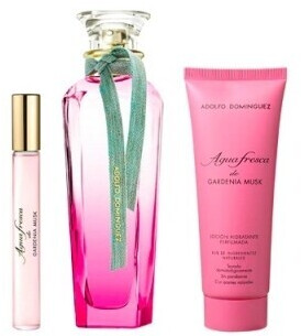 Adolfo Dominguez Agua Fresca de Gardenia & Musk Set (EdT 120 ml + EdT 10 ml + BL 75 ml)