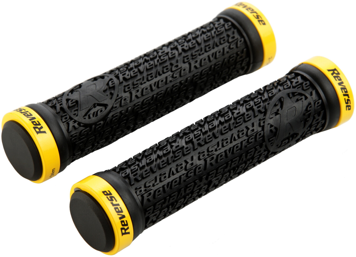 Reverse Stamp Lock On grips schwarz/gelb Standard