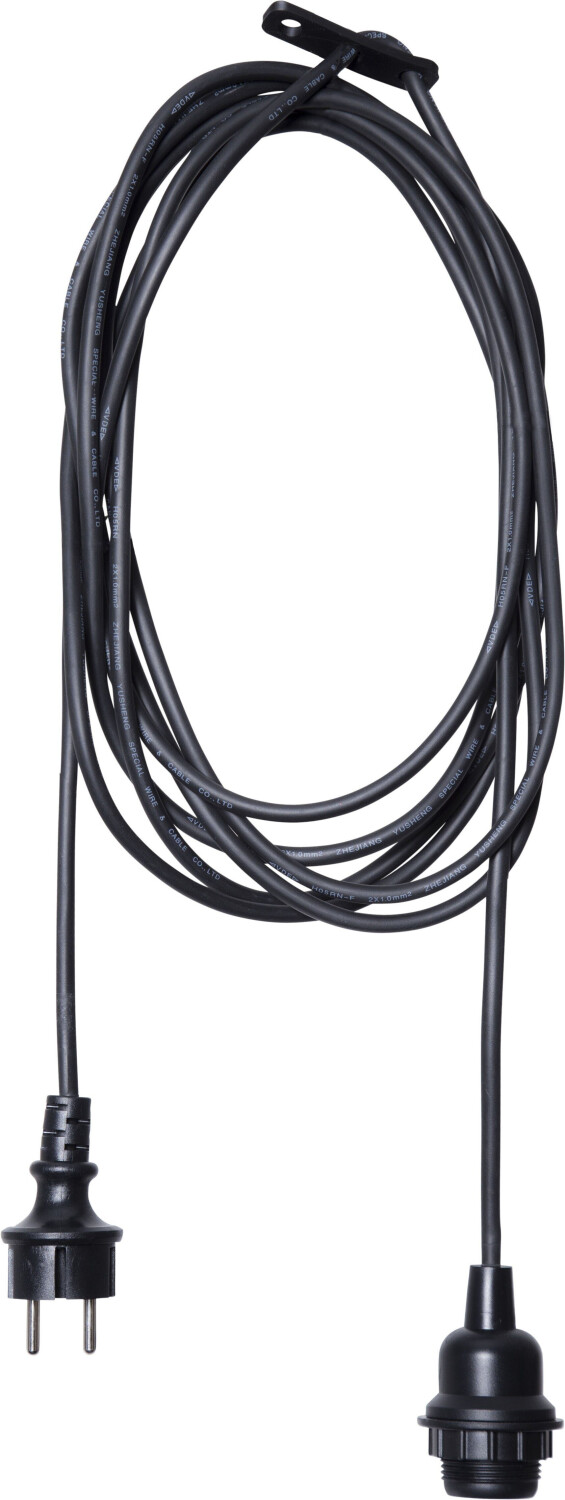 Star Trading Ute E27 Cord 5m Black