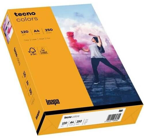 inapa tecno colors A4 120g mid orange