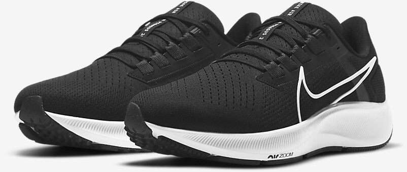 Buy Nike Air Zoom Pegasus 38 black/anthracite/volt/white from £60.00 ...