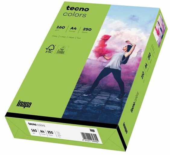 inapa tecno colors A4 160g green