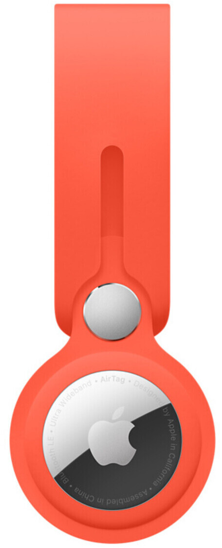 Apple Lanière AirTag orange électrique