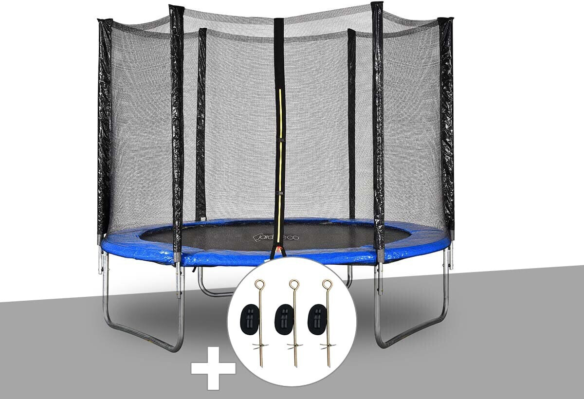 JardiDéco Atlas Ø 2,44 m bleu (avec kit d'ancrage)