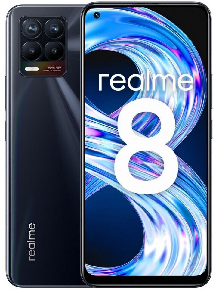 Realme 8 128 Go noir punk