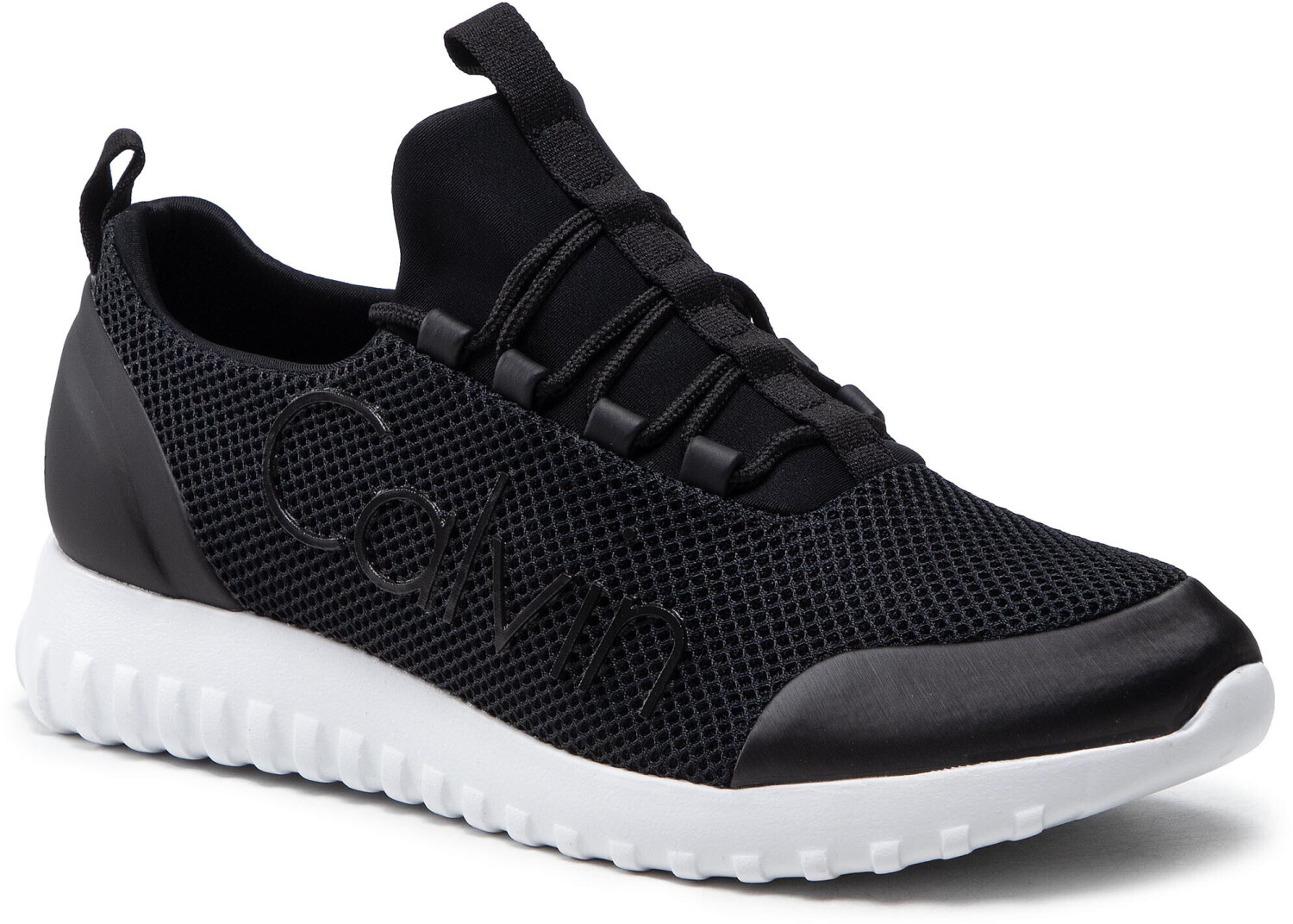 calvin klein runner sneaker laceup mesh