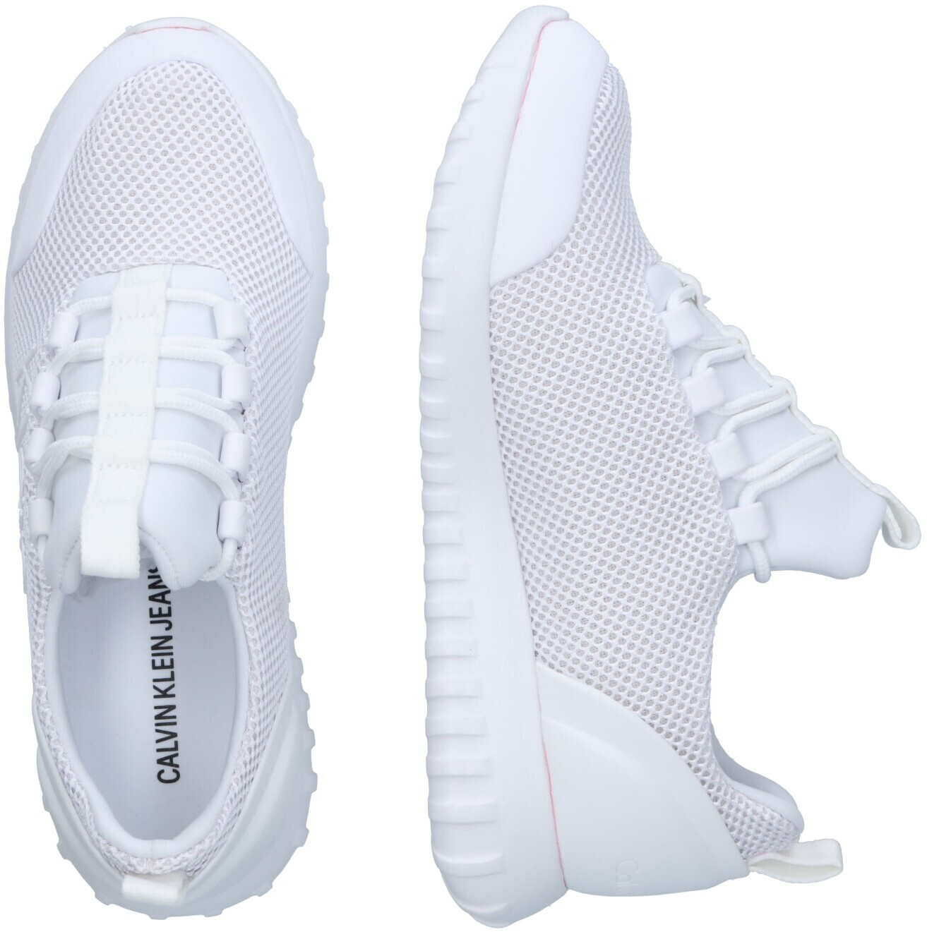 calvin klein runner sneaker laceup mesh