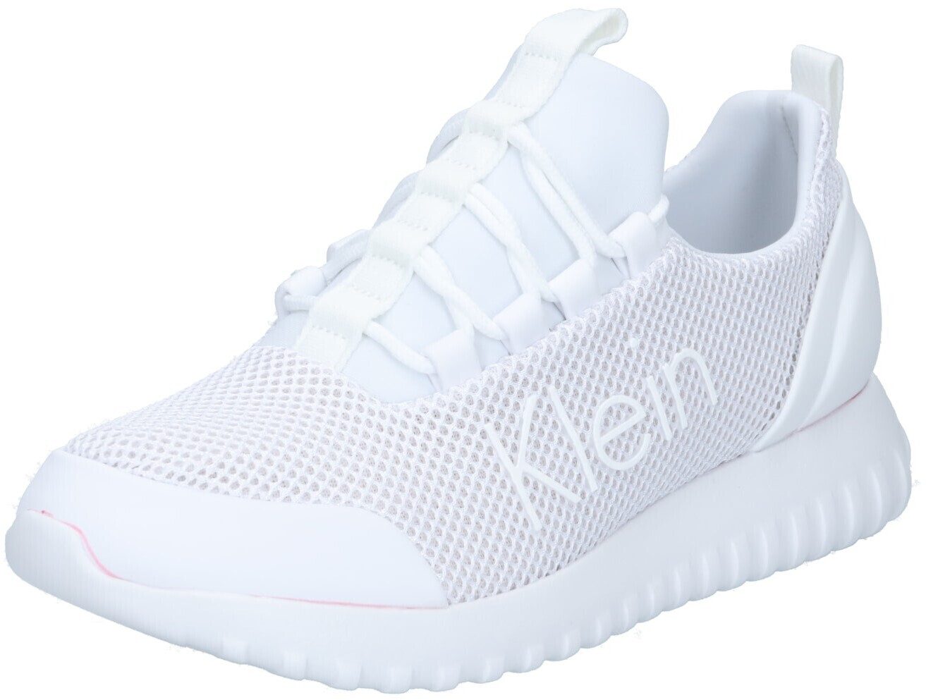 calvin klein runner sneaker lace up mesh
