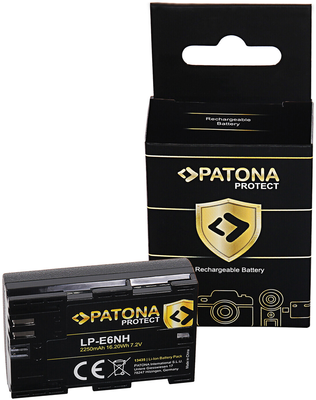Patona Replacement Battery Protect for Canon LP-E6NH (2250mAh)