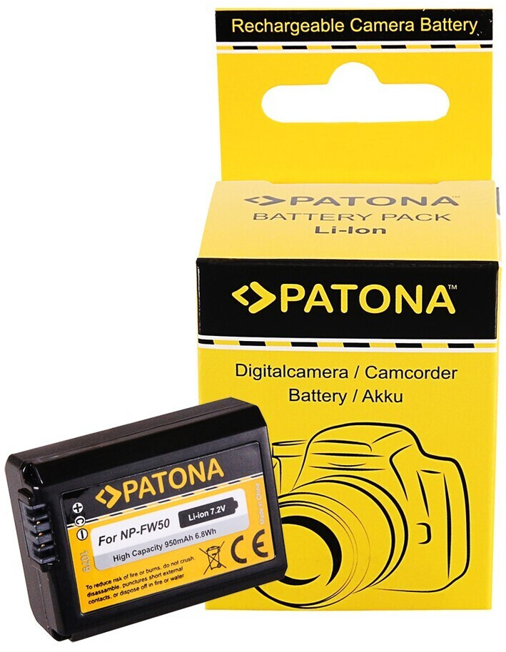 Patona Replacement Battery for Sony NP-FW50 (950mAh)