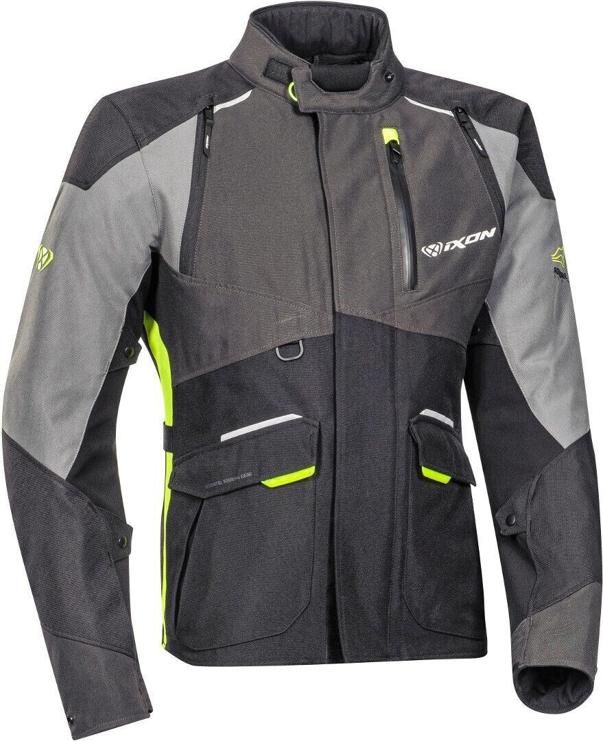 IXON Veste Balder noir/gris/jaune