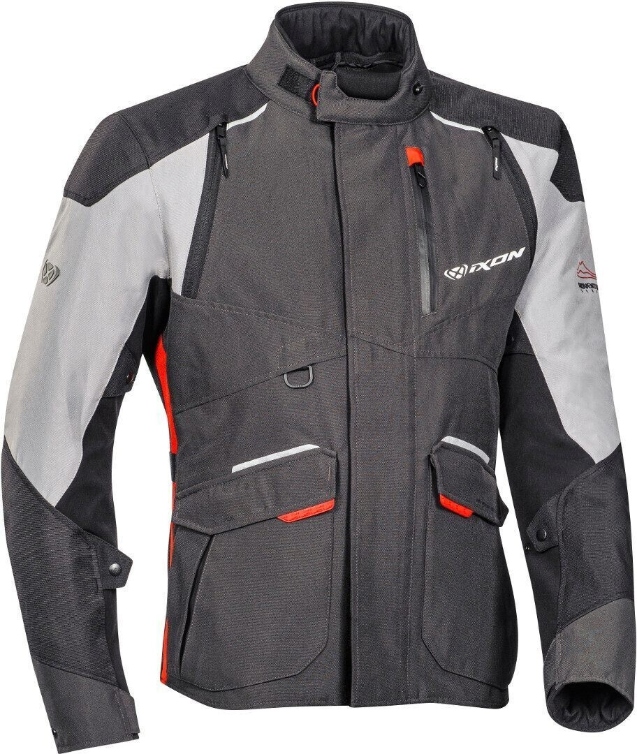 IXON Blouson Balder noir/gris/rouge