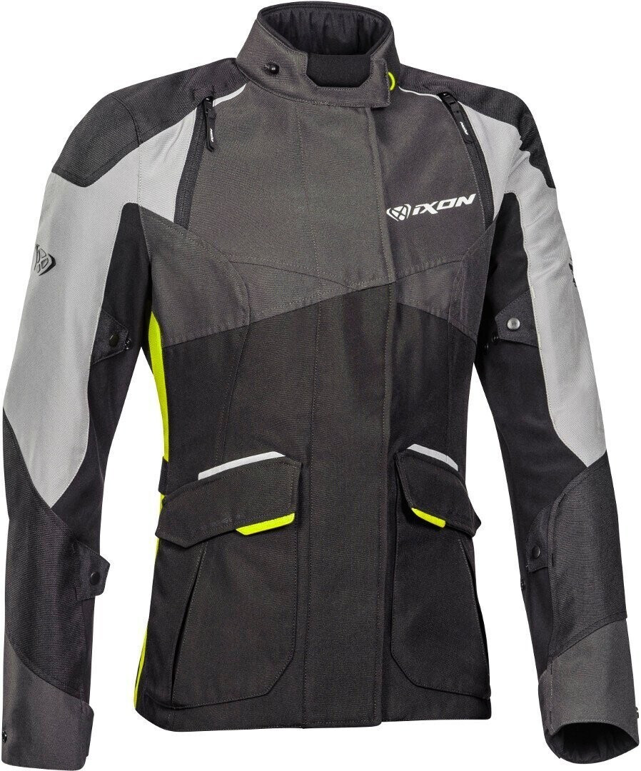 IXON Veste Balder Lady noir/gris/jaune