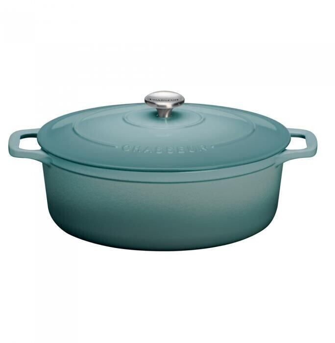 Chasseur Cocotte ovale 29 cm bleu quartz