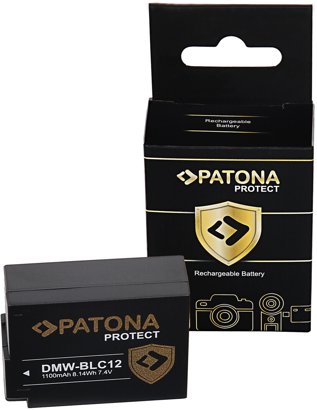 Patona Replacement Battery Protect Panasonic DMW-BLC12 (1100mAh)