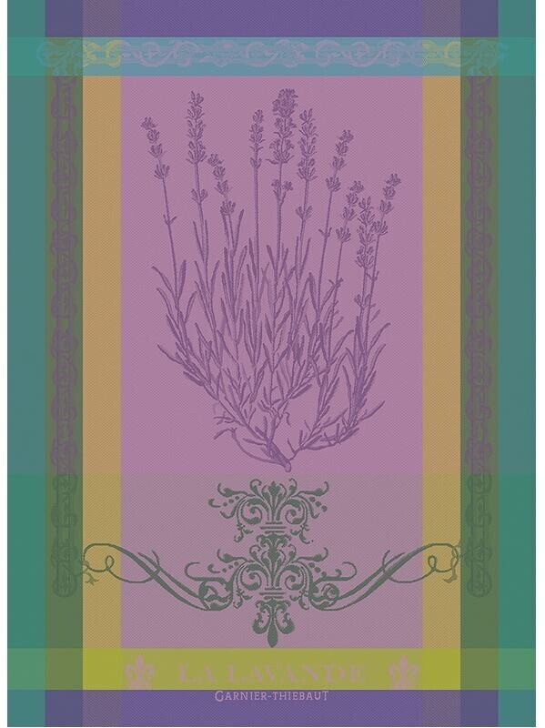 ABC Lavande Mauve Tea Towel 56 x 77 cm