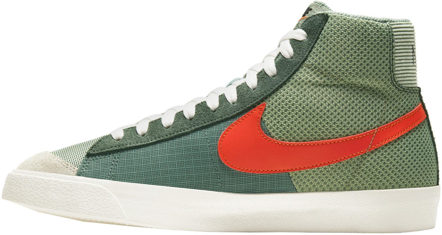 nike blazer green orange